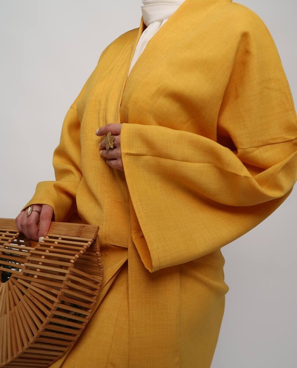 Kimono Alba modeste et élégant de luxe, de bonne qualité pour cet été 2024