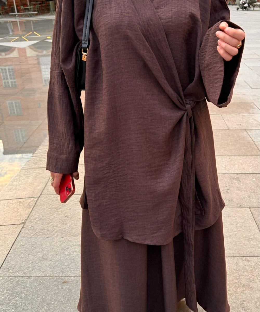 Set seraya 1 style kimono pour voilée, hijabi ensemble